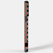 Maßgeschneiderte Schwarzweiß-Geometrie Case-Mate iPhone Hülle (Rückseite / Rechts)