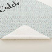 Maßgeschneiderte Seashell Pattern Kids Sherpadecke (3/4)