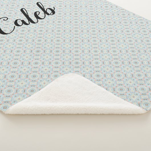 Maßgeschneiderte Seashell Pattern Kids Sherpadecke (3/4)