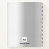 Maßgeschneiderte Silberreise für Foto Notizblock (Rückseite)