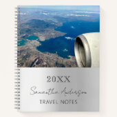 Maßgeschneiderte Silberreise für Foto Notizblock (Vorderseite)