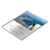 Maßgeschneiderte Silberreise für Foto Notizblock (Linke Seite)