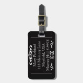 Maßgeschneiderte Silent Movie-Gepäckmarke Gepäckanhänger (Vorderseite vertikal)