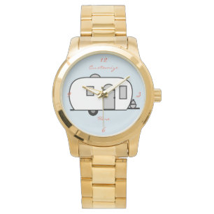 Maßgeschneiderte Sinti und Roma-winzige Wohnwagen Armbanduhr