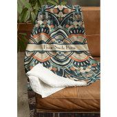 Maßgeschneiderte skandinavische Kunst-Déco Fleecedecke