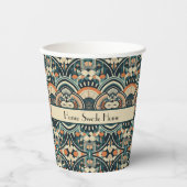 Maßgeschneiderte skandinavische Kunst-Déco Pappbecher (Vorderseite)