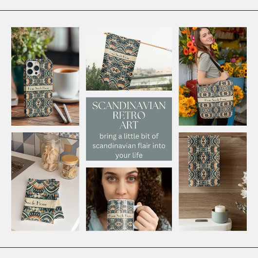 Maßgeschneiderte skandinavische Kunst-Déco Schneidebrett