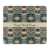 Maßgeschneiderte skandinavische Kunst-Déco Schneidebrett (Vorderseite)