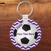 Maßgeschneiderte Soccer Goodie Bag Geschenke Schlüsselanhänger (Vorderseite)