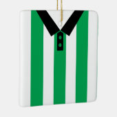 Maßgeschneiderte Soccer Rugby Jersey-Ornament-Vorl Keramikornament (Rechts)