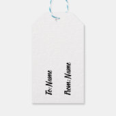 Maßgeschneiderte Sojasauce Geschenkanhänger (Rückseite)