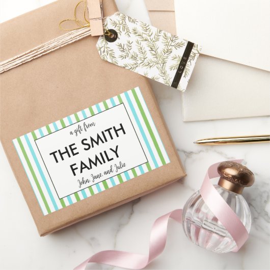 Maßgeschneiderte Sonderanfertigungsklammern Rechteckiger Aufkleber (Schenken)