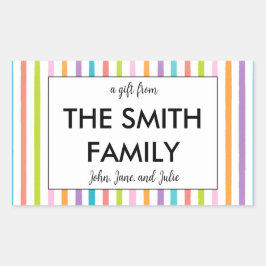 Maßgeschneiderte Sonderanfertigungsklammern Rechteckiger Aufkleber