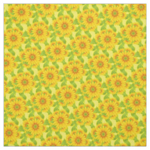 Maßgeschneiderte Sonnenblumenstoffe Stoff