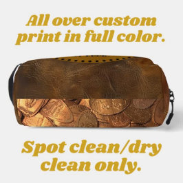 Maßgeschneiderte Souvenirmünze/gepresste Penny Waschbeutel