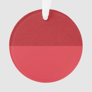 Maßgeschneiderte Split Tomato Red Acrylic Ornament