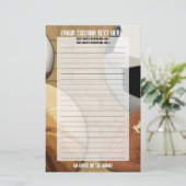 Maßgeschneiderte Sportgeschosse Briefpapier (Stehend Vorderseite)