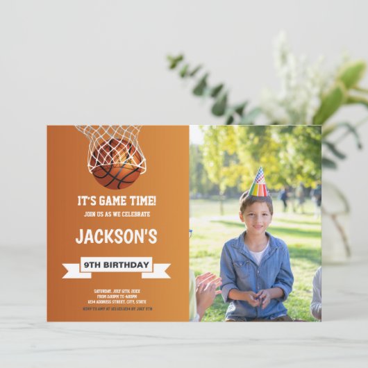 Maßgeschneiderte sportliche Party Einladungen für (Stehend Vorderseite)