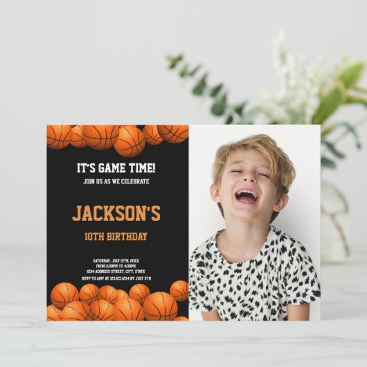 Maßgeschneiderte sportliche Party Einladungen für (Stehend Vorderseite)