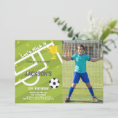 Maßgeschneiderte sportliche Party Einladungen für  (Stehend Vorderseite)