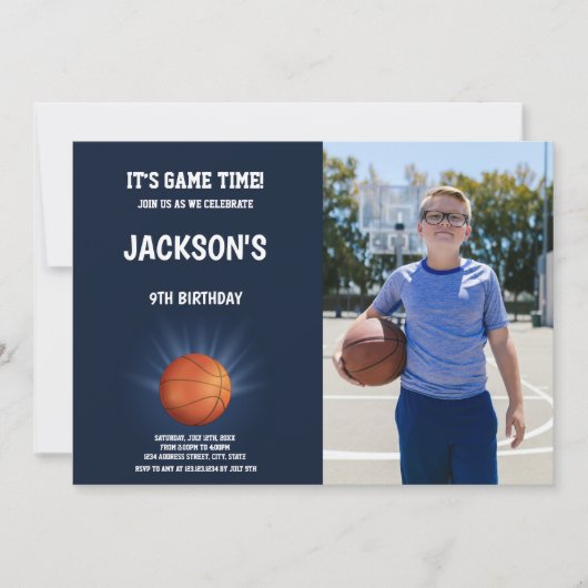 Maßgeschneiderte sportliche Party Einladungen für  (Vorderseite)