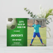Maßgeschneiderte sportliche Party Einladungen für  (Stehend Vorderseite)