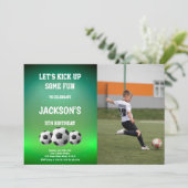 Maßgeschneiderte sportliche Party Einladungen für  (Stehend Vorderseite)