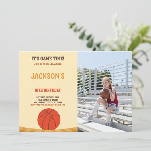 Maßgeschneiderte sportliche Party Einladungen für (Stehend Vorderseite)