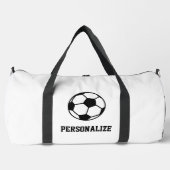 Maßgeschneiderte Sporttasche mit Fußballlogo Duffle Bag (Vorderseite)