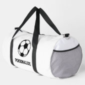 Maßgeschneiderte Sporttasche mit Fußballlogo Duffle Bag (Rechte Ecke)