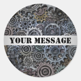 Maßgeschneiderte Stahlraumkonstruktion Runder Aufkleber