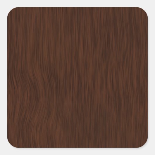 Maßgeschneiderte Sticker mit dunklem Holzkörner-Lo (Vorderseite)