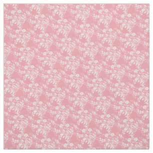 Maßgeschneiderte Stoffe in Rosa und Weiß