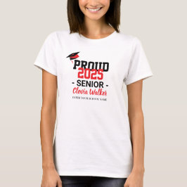 Maßgeschneiderte, stolze Schulabgänger T-Shirt