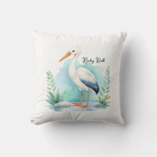 Maßgeschneiderte Stork Kinderzimmer Set Baby Puppe Kissen
