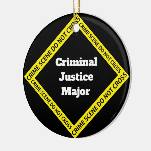 Maßgeschneiderte Strafjustiz Keramik Ornament (Links)