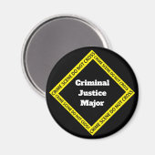Maßgeschneiderte Strafjustiz Magnet (Vorderseite/Rückseite)