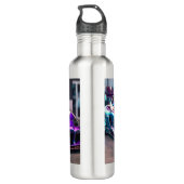 Maßgeschneiderte Supercars:Fette Farben und Modifi Edelstahlflasche (Rückseite)