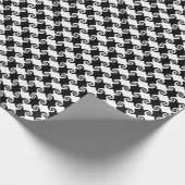 Maßgeschneiderte Swirbelformen keltisch Geschenkpapier (Ecke)