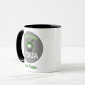 Maßgeschneiderte Tabellenkalkulation Ninja Tasse T (Vorderseite Links)