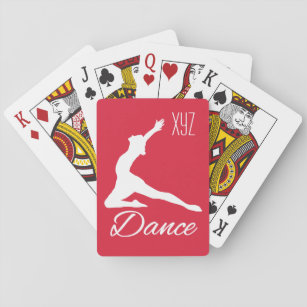 Maßgeschneiderte TANCE-Karten für Monogramm und Fa Spielkarten