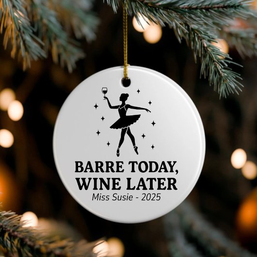 Maßgeschneiderte Tanzschmuck, Personalisierte Ball Keramik Ornament