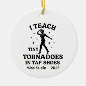 Maßgeschneiderte Tanzschmuck, Personalisiertes Bal Keramik Ornament (Vorne)