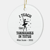 Maßgeschneiderte Tanzschmuck, Personalisiertes Bal Keramik Ornament (Links)