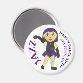 Maßgeschneiderte Tanzstudio JAZZ Tänzerschule Magnet (Vorderseite/Rückseite)