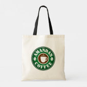 Maßgeschneiderte Tasche für Kaffeeliebhaber oder B (Rückseite)