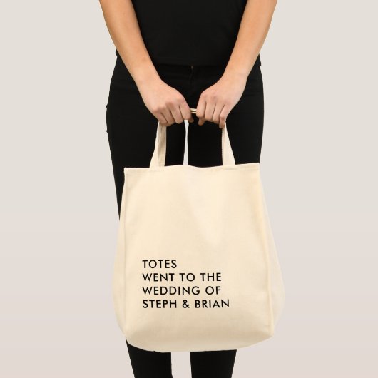 Maßgeschneiderte Tasche gingen zur Hochzeit, Begrü (Vorderseite (Produkt))