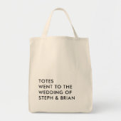 Maßgeschneiderte Tasche gingen zur Hochzeit, Begrü (Vorne)