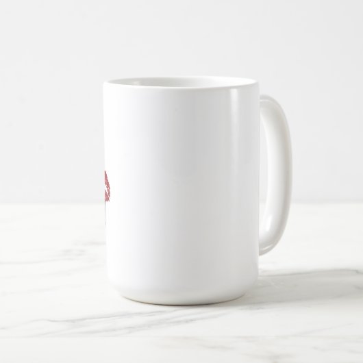 Maßgeschneiderte Tasse, Anpassen von Liebe, Handsc Kaffeetasse (VorderseiteRechts)