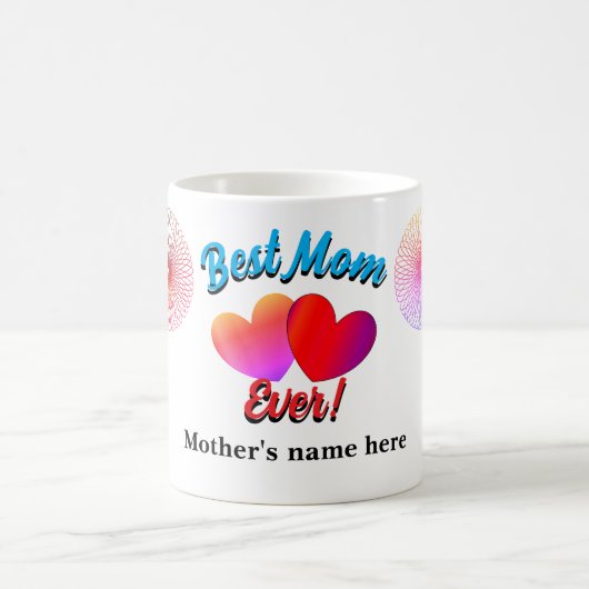 Maßgeschneiderte Tasse "Beste Mama je!" (Mittel)